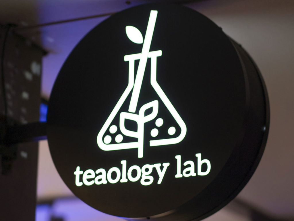 Teaology Lab Logo Sign